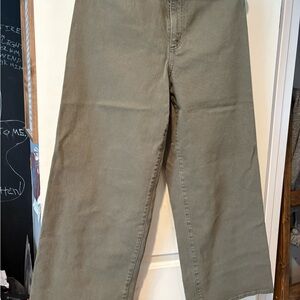 Universal Thread Olive Wide-Leg Pants